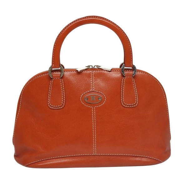 CELINE Hand Bag Leather Brown Auth bs21054 - Picture 2 of 16